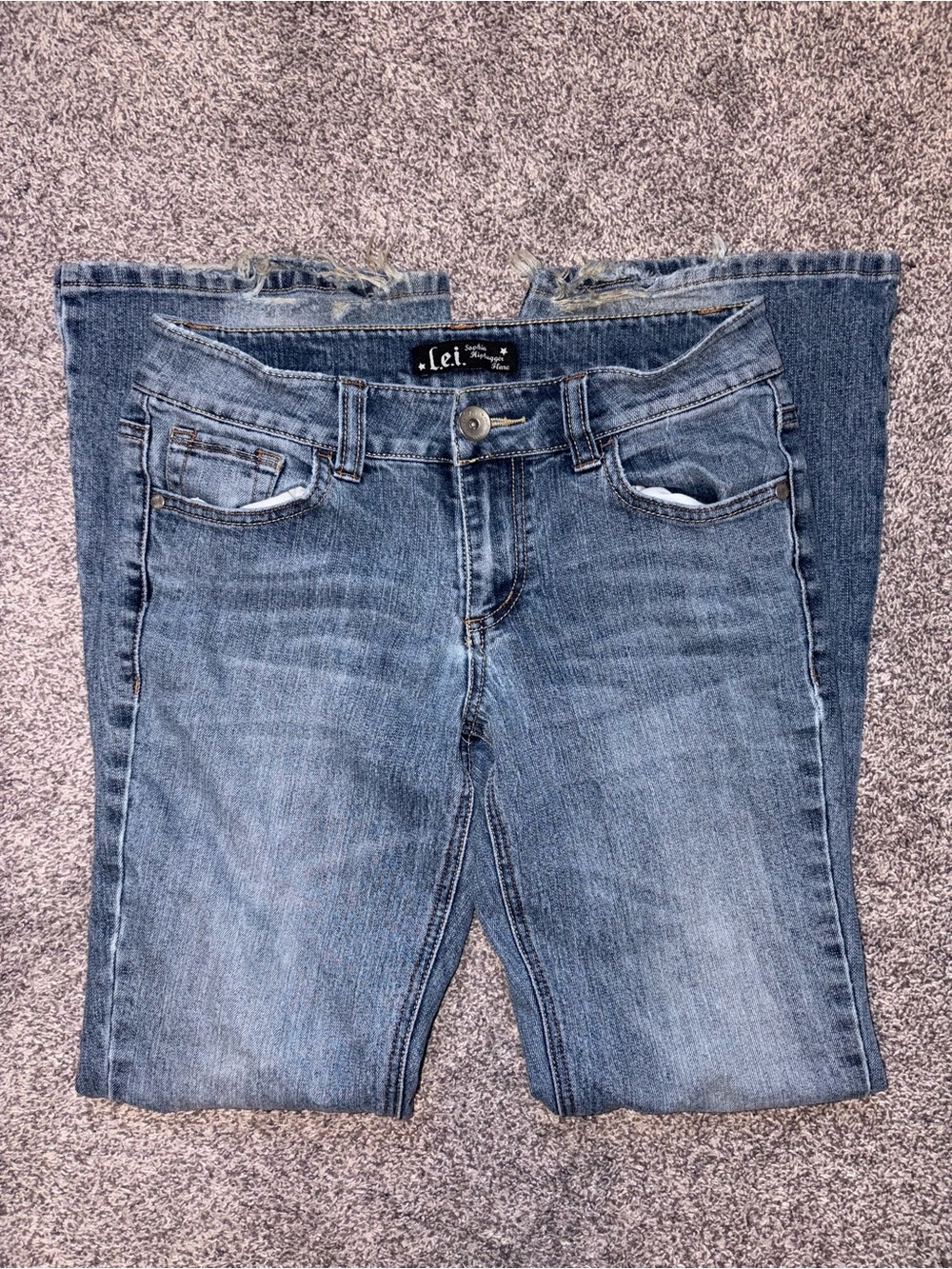 lei women’s vintage Light Blue Straight Leg Jeans